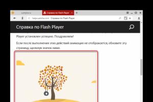 Enabling and disabling flash player in Yandex